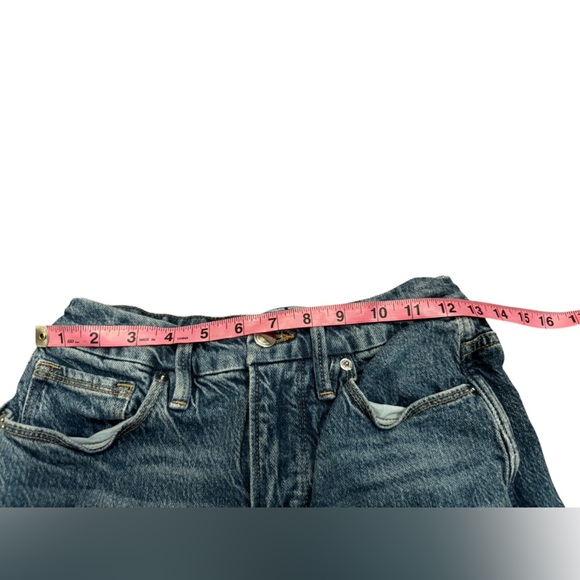 Good American Good Curve High Waist Raw Hem Straight Leg Jeans Womens 4/27 - Picture 5 of 7